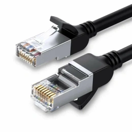 Кабель сетевой плоский UGREEN NW101 50183 Cat 6 U/UTP Pure Copper Ethernet Flat Cable. Длина: 0,5м. Цвет: черный (50183_)