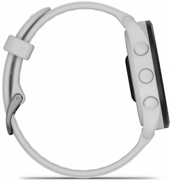 Смарт-часы Garmin Forerunner 165 AMOLED корп.черный/белый рем.белый 010-02863-21