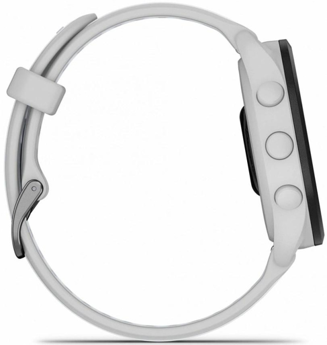 Смарт-часы Garmin Forerunner 165 AMOLED корп.черный/белый рем.белый 010-02863-21