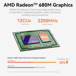 Мини-компьютер Beelink AMD Ryzen 7 6800H BL/EQR6-LP/6800H/32G/500G/Milky Grey