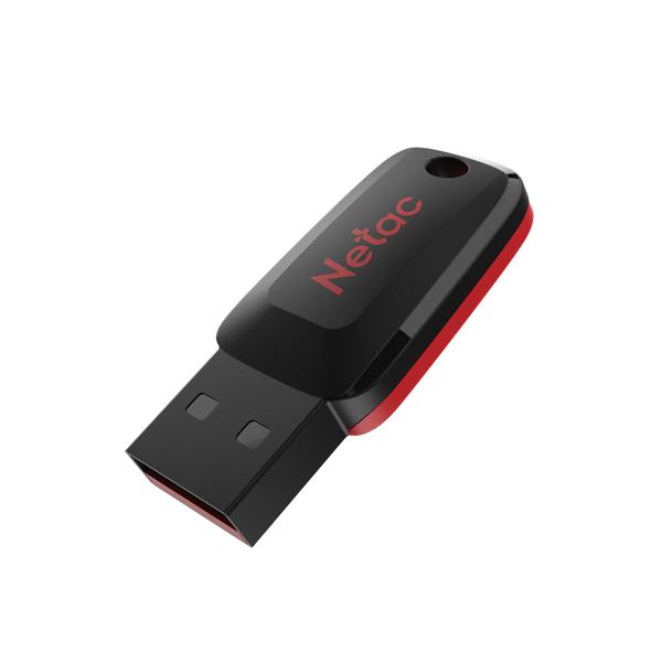 Флешка USB NETAC U197 16ГБ, USB2.0, черный и красный [nt03u197n-016g-20bk]