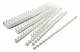 Пружины для переплета пластиковые Silwerhof d 6мм 2-20лист A4 белый (100шт) (1373584)