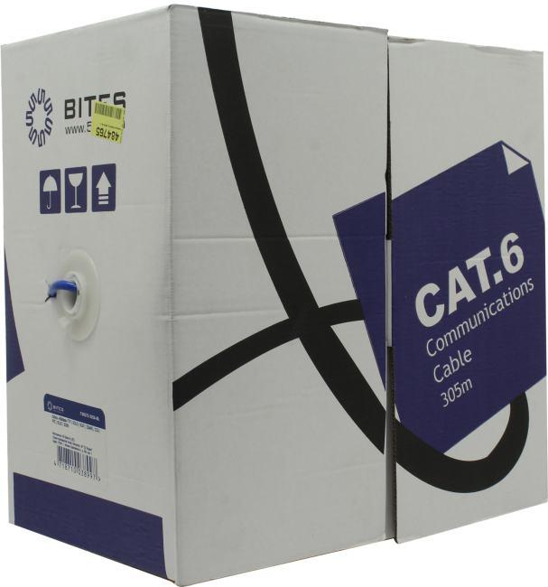 5bites Кабель FS6575-305A-BL витая пара FTP / SOLID / 6CAT / 23AWG / CCA / PVC / BLUE / 305M