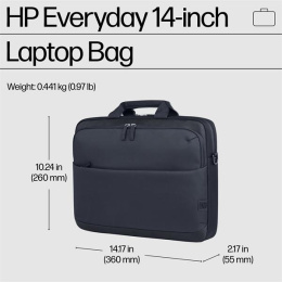 Сумка для ноутбука Case HP Everyday 14 Odyssey Gray Laptop Bag cons (A08JVAA)