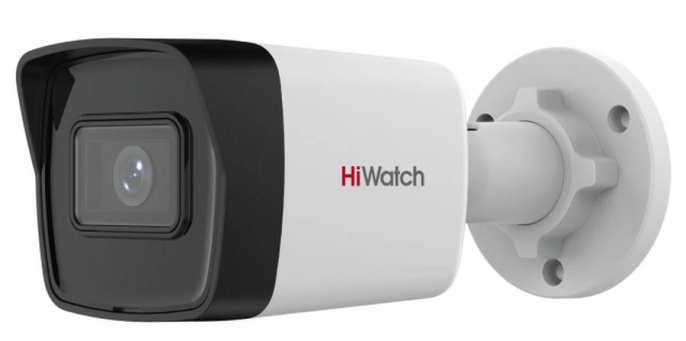 HiWatch IPC-B040 2.8mm IP Камера, цилиндрическая 2K CMOS PoE 2560х1440 H.265; H.264; MJPEG встроенный микрофон 1/2,8" ip67 (IPC-B040 (2.8mm))