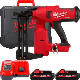 Степлер Milwaukee M18 FFUS-302C (4933479832) (тип питания: аккумулятор, 18В, Li-ion, длина скобы 38-51 мм, ширина скобы: 10.3 мм, кейс, ЗУ)
