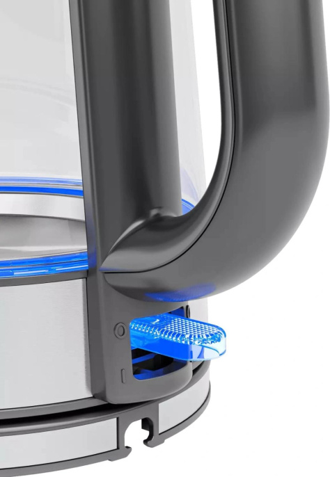 Чайник электрический Candy CK-303, 1.8л, Металл/стекло/пластик