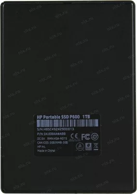Накопитель SSD 1 Tb USB3.1 HP P600 3XJ08AA 3D TLC