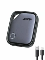 Трекер для поиска вещей UGREEN CM919 75119 AirTag Smart Tracker for AOS Finder 2 1-Pack - Black-Gray