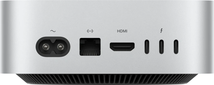 MU9E3 Mac mini: Apple M4 chip with 10‑core CPU and 10‑core GPU / 16GB / 512GB - Silver