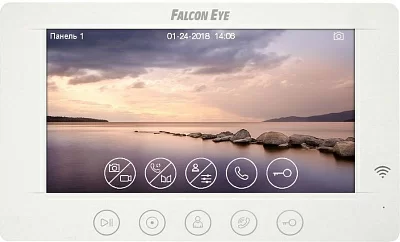 Видеодомофон Falcon Eye Cosmo HD Wi-Fi белый