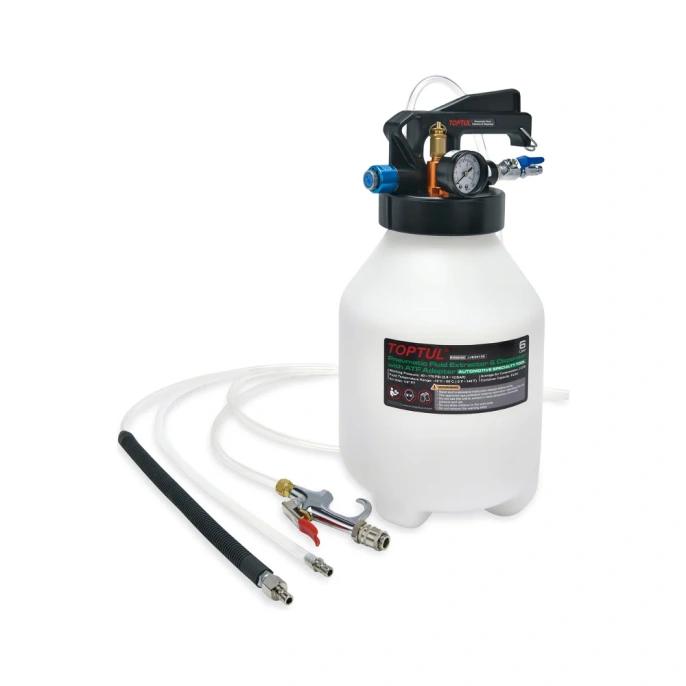 Устройство для заправки TOPTUL АКПП 6 л, пневматическая, в комплекте с адаптерами JJEZ0106E