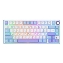 Клавиатура ROYAL KLUDGE R75 проводная Taro Milk, линейные свитчи RK Silver 6977576550656