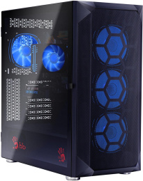 ПК Bloody BD-PC RB65C2 MT Ryzen 5 7500F 3.7 32Gb SSD1Tb RX 7700XT 12Gb Windows 11 Home 64 2.5xGbitEth WiFi BT 650W черный RUS 2111350