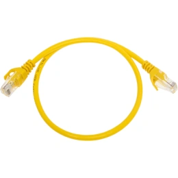 Патч-корд Netlink utp 5e кат. литой 0.5 м желтый УТ000004675