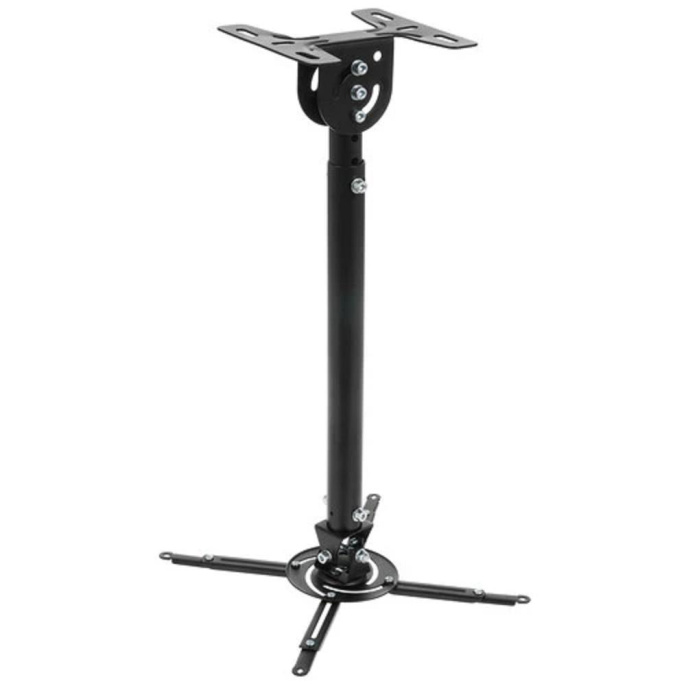 Wize WPC-B черный {Потолочные, Макс. крепежное расстояние 260х260, макс. вес нагрузки 12 кг, Наклон,поворот °+/-15, расстояние от стены/ потолка 61-96 см}