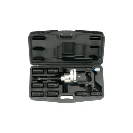 Пневмогайковерт с набором высоких ударных головок 27-41 мм FORCE 10 предметов 8091D