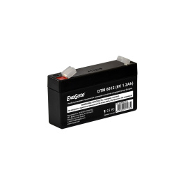 Аккумуляторная батарея ExeGate DTM 6012 (6V 1.2Ah, клеммы F1) EX282945RUS