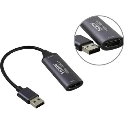 Карта видеозахвата Orient C703HVC+ Кабель-адаптер видеозахвата HDMI -> USB 2.0