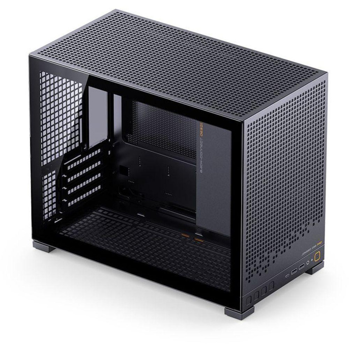 Корпус без блока питания Case JONSBO D32 PRO, Mini-Tower, TG, no fan, 2xUSB-A 3.2 + 1xUSB-C 3.2, mATX, mDTX, mITX Black (D32 PRO BLACK)