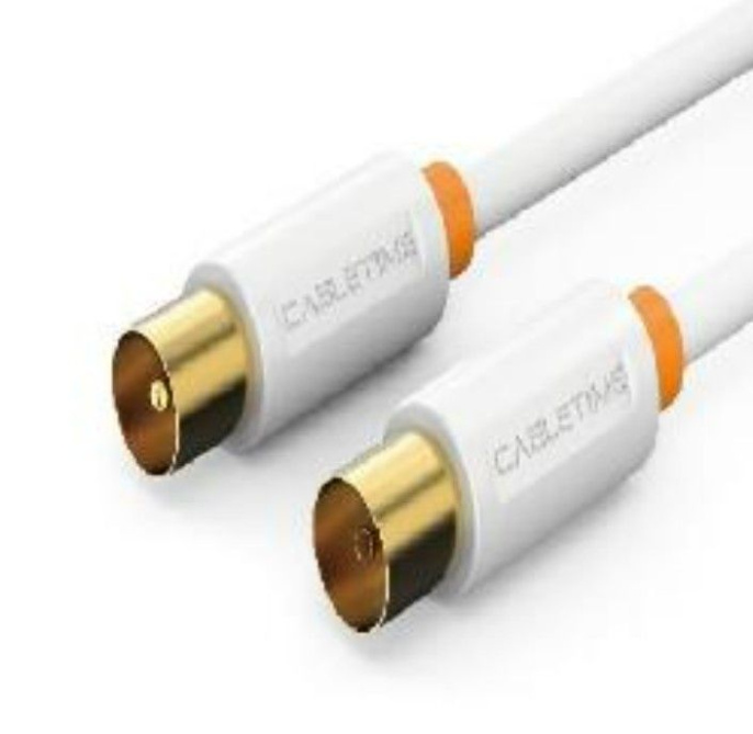 Кабель CABLETIME CF33N (CT-AV101-02-W3) 3 м, TV/антенны, 75 Ом, белый