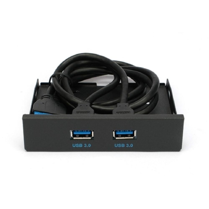 Планка USB 3.0 на переднюю панель 3.5" Gembird, 2 порта USB FP3.5-USB3-2A