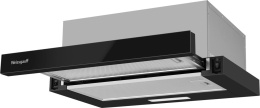 Встраиваемая вытяжка WEISSGAUFF TEL 500 Glass, управление кулисные переключатели, черный [438277]
