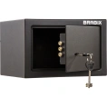 Офисный мебельный сейф BRABIX SF-170KL 170х260х230 мм, ключевой замок, черный 291142