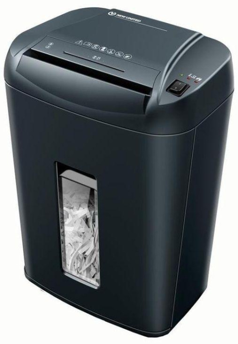 Уничтожитель бумаг New United AT-15Cd,  P-3,  4х45 мм, 13 лист. одновременно, 28л