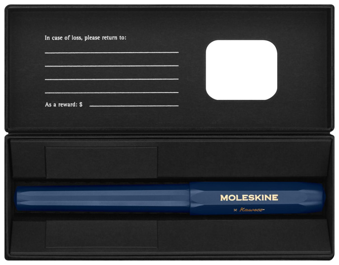 Ручка шариковая Moleskine Kaweco корп.синий d=1мм чернила синий коробка подарочная [kawballpenblue]