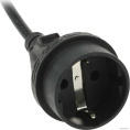 Кабель PowerCom SCUT IEC-320 C14-Socket Type-F (для компьютера, функция: питание устройств, 250V, 10A, длина: 0.23 м)