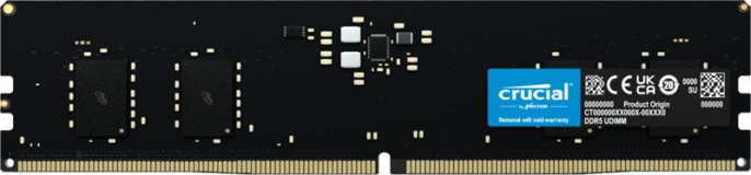 Модуль памяти Crucial 8GB DDR5 5600 DIMM Classic Non-ECC, CL46, 1.1V, RTL CT8G56C46U5