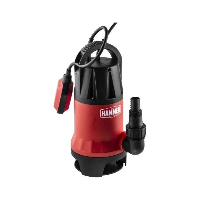 Насос дренажный Hammer NAP900D 900Вт, 14000л/ч, высота 8,5м, частицы до 35мм 641201