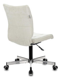 Кресло Бюрократ CH-330M, ткань, до 120кг, молочный