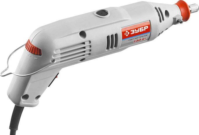 Гравер Зубр ЗГ-130ЭК H176 130Вт насадок:169 кейс