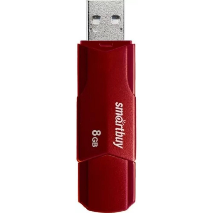 Smartbuy USB Drive 8GB CLUE Burgundy SB8GBCLU-BG UFD 2.0