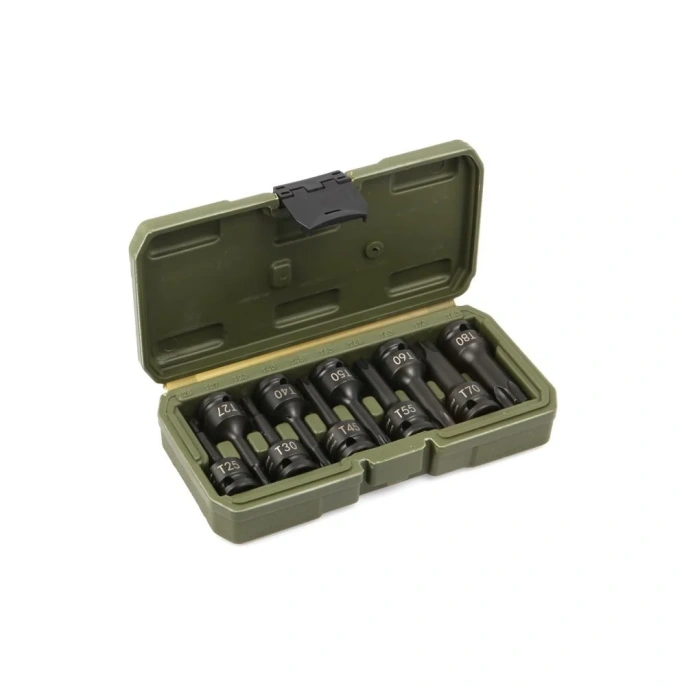 Набор бит-головок ударных Дело Техники TORX 1/2", 10 шт. 664280