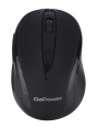 Мышь беспроводная GoPower GPM03 классическая USB бесшумная Soft-Touch черный 1/100 00-00030986