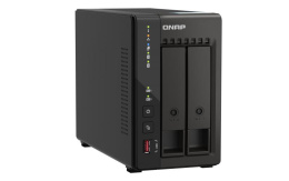 Сетевое хранилище NAS Qnap TS-253E-8G 2-bay настольный Celeron J6412