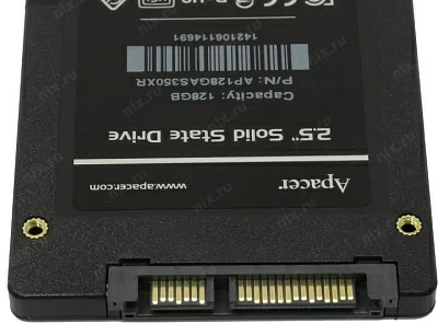 Накопитель SSD 128 Gb SATA 6Gb/s Apacer AS350X AP128GAS350XR-1 2.5" 3D TLC
