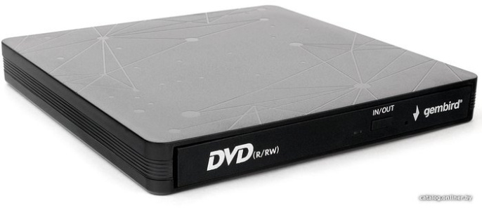 Внешний привод USB 3.0 Gembird DVD-USB-03 пластик, черный