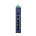DAHUA DH-CHS4106-4ET 6-портовый коммутатор управляемый 4 RJ45 10/100Мбит/с, 1 RJ45 10/100/1000Мбит/с uplink , 1 SFP 1000Мбит/с uplink IP30, IK06; DIN-рейку