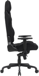 Кресло Cactus CS-CHR-MC04-BBK, ткань, до 150кг, регулируемые 2D подлокотники,  черный
