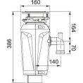 Franke SLIM 125/ Best, Измельчитель SLIM 125 134.0715.094