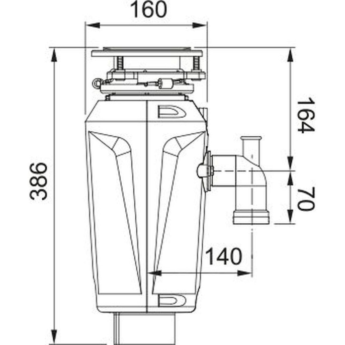 Franke SLIM 125/ Best, Измельчитель SLIM 125 134.0715.094