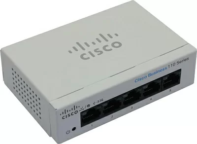 Коммутатор Cisco SF200-24 CBS110-5T-D-EU Неуправляемый коммутатор (5UTP 1000Mbps)