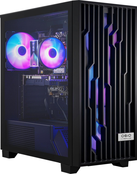 ПК Osio CyberLine C59i i5 12400F 2.5 16Gb SSD1Tb RTX3050 6Gb без ОС GbitEth 550W черный С59I-001B