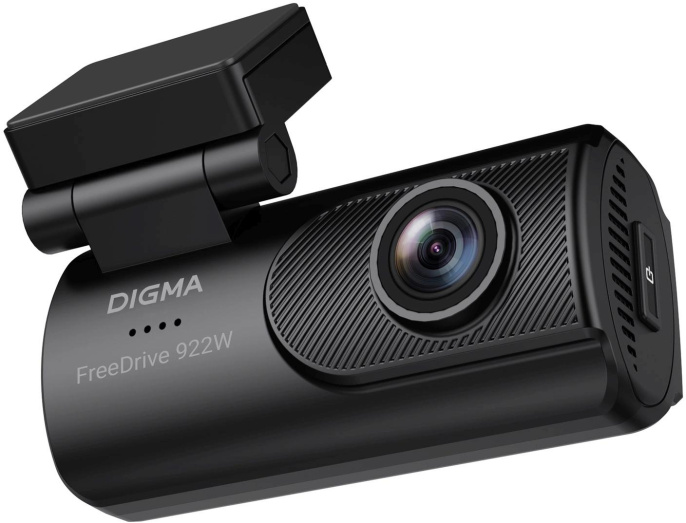 Видеорегистратор Digma FreeDrive 922W черный 2Mpix 1440x2560 110гр. Hi3516 СV610 FD922W