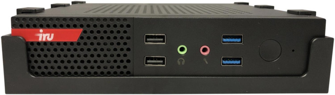 Неттоп IRU Tactio 310H4ATF slim Ryzen 3 PRO 5350GE 3.6 8Gb SSD480Gb Vega 6 без ОС GbitEth WiFi BT 90W черный RUS 2193526