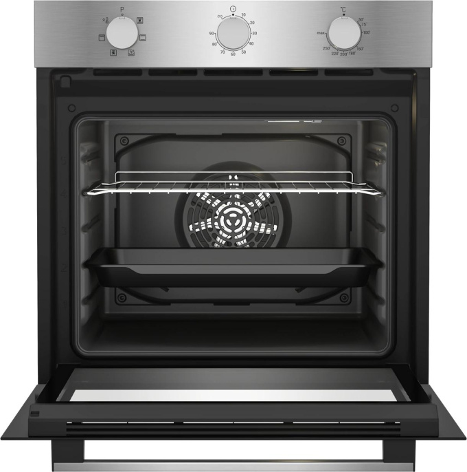 Духовой шкаф электрический Indesit IBFTE 3634 IX,  72л,  дверца с 2 стеклами,  нержавеющая сталь